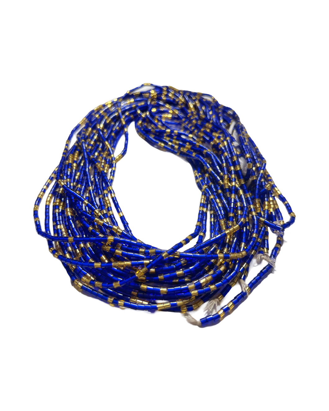 Blue & Gold Waist Beads