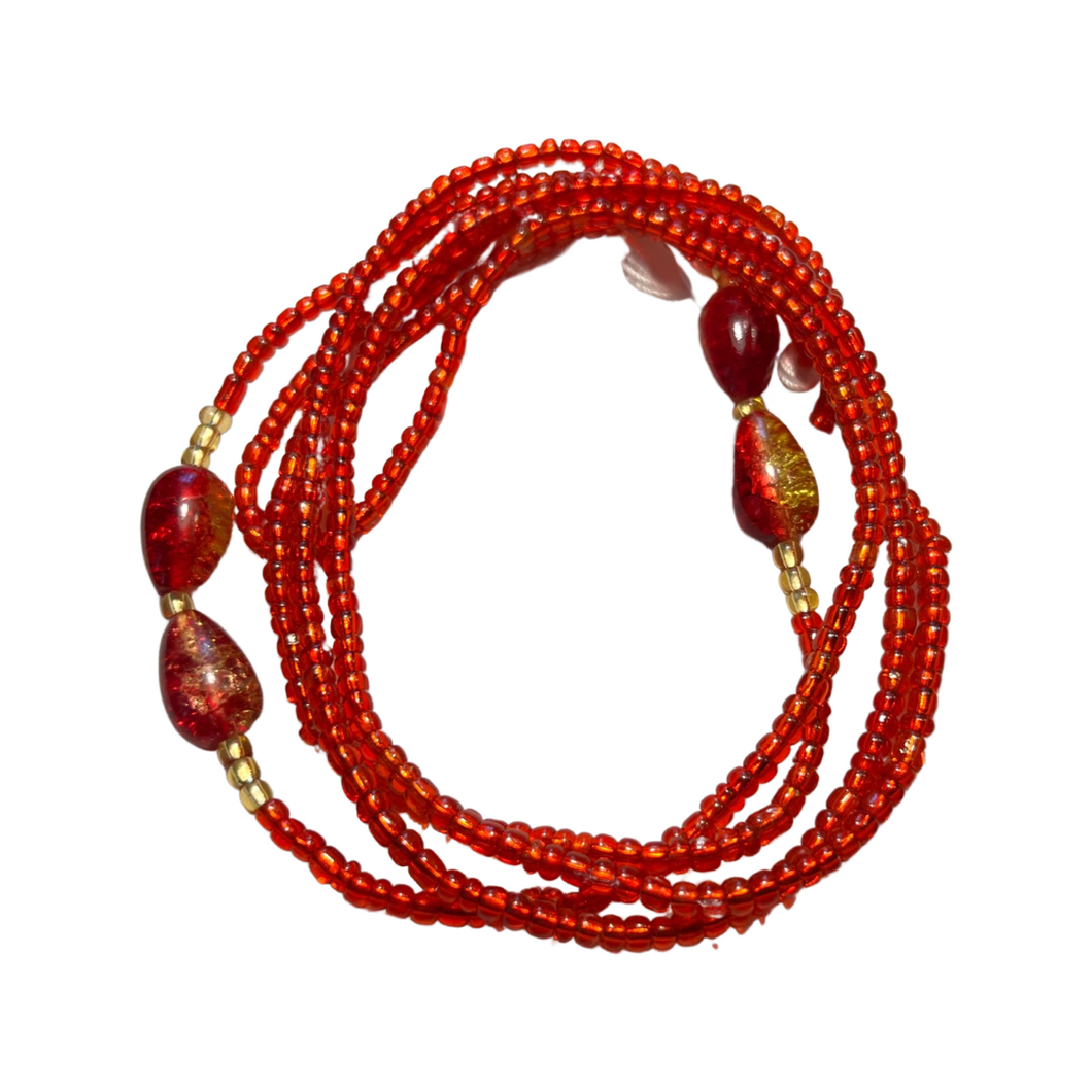 Red Desire Waist Beads